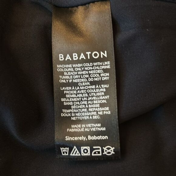 Babaton Contour Squareneck Midi Dress in Black Size M - Picture 7 of 10